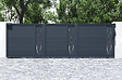 CASANOOV - Casanoov Portail coulissant 5 m LIFE H.160 aluminium gris - vignette