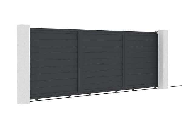 CASANOOV - Casanoov Portail coulissant 4,5 m EIGER H.160  cm + motorisation RANGER C300 - large