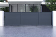 CASANOOV - Casanoov Portail coulissant 6 m EIGER H.140  cm aluminium gris - vignette