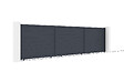 CASANOOV - Casanoov Portail coulissant 6 m EIGER H.140  cm aluminium gris - vignette