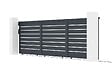 CASANOOV - Casanoov Portail coulissant 6 m vogel H.160  cm aluminium gris - vignette