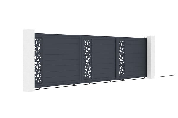 CASANOOV - Casanoov Portail coulissant 5 m LIFE H.160  cm alu + motorisation RANGER C300 - large