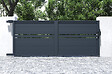 CASANOOV - Casanoov Portail coulissant 3,5 m CIMONE H.140 aluminium gris - vignette