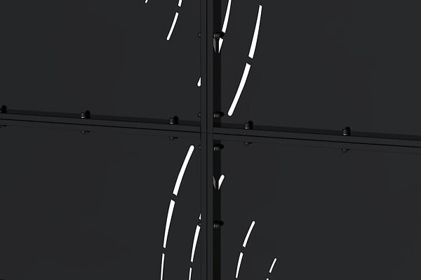 CASANOOV - Casanoov Portail battant acier L.3,5 m NALI VELETA H.140  cm noir mat - large