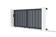 CASANOOV - Casanoov Portail coulissant 4 m VEYMONT H.140  cm aluminium gris - vignette