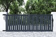 CASANOOV - Casanoov Portail coulissant 4 m VEYMONT H.140  cm aluminium gris - vignette