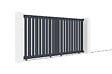 CASANOOV - Casanoov Portail coulissant 3,5 m VEYMONT H.160  cm aluminium gris - vignette