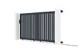 CASANOOV - Casanoov Portail coulissant 3,5 m VEYMONT H.160  cm aluminium gris - vignette