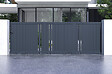 CASANOOV - Casanoov Portail coulissant 4 m GIONA H.180  cm alu + motorisation RANGER C300 - vignette