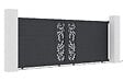CASANOOV - Casanoov Portail coulissant alu 4 m FOLYA H.160  cm gris - vignette