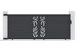 CASANOOV - Casanoov Portail coulissant alu 4 m FOLYA H.160  cm gris - vignette