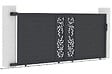 CASANOOV - Casanoov Portail coulissant alu 4 m FOLYA H.160  cm gris - vignette
