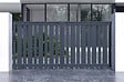 CASANOOV - Casanoov Portail coulissant 3x1,4 m VEYMONT + Portillon 1m VEYMONT H.1,4 m gris - vignette
