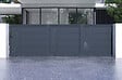 CASANOOV - Casanoov Portail coulissant 5 m VELETA H.140 aluminium gris - vignette
