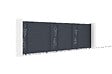 CASANOOV - Casanoov Portail coulissant 5 m VELETA H.140 aluminium gris - vignette