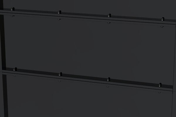 CASANOOV - Casanoov Portail battant acier L.3 m NALI H.180  cm noir mat - large