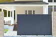CASANOOV - Casanoov Portail coulissant 3 m CARPATIA H.180  cm + Portillon 1m CARPATIA H.180  cm aluminium gris - vignette
