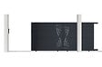 CASANOOV - Casanoov Portail coulissant 3 m VELETA H.160  cm aluminium gris - vignette