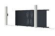 CASANOOV - Casanoov Portail coulissant 3 m VELETA H.160  cm aluminium gris - vignette
