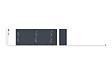 CASANOOV - Casanoov Portail coulissant 5 m VELETA H.160 aluminium gris - vignette