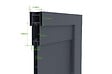 CASANOOV - Casanoov Portail coulissant 4 m VELETA H.140  cm aluminium gris - vignette