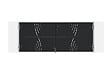 CASANOOV - Casanoov Portail battant acier L.3 m NALI VELETA H.120  cm noir mat - vignette