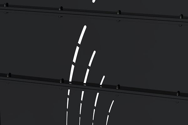 CASANOOV - Casanoov Portail battant acier L.3 m NALI VELETA H.120  cm noir mat - large