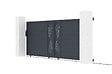 CASANOOV - Casanoov Portail coulissant 4 m VELETA H.140  cm + Portillon 1m VELETA H.140  cm aluminium gris - vignette