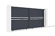 CASANOOV - Casanoov Portail coulissant 3,5 m CIMONE H.160 aluminium gris - vignette