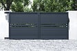 CASANOOV - Casanoov Portail coulissant 3,5 m CIMONE H.160 aluminium gris - vignette