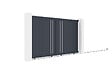CASANOOV - Casanoov Portail coulissant 3 m GIONA H.180 aluminium gris - vignette