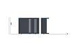CASANOOV - Casanoov Portail coulissant 3 m GIONA H.180 aluminium gris - vignette
