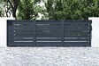 CASANOOV - Casanoov Portail coulissant 4,5 m VOGEL H.140 aluminium gris - vignette