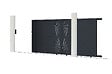 CASANOOV - Casanoov Portail coulissant 3 m VELETA H.180  cm + Portillon 1m VELETA H.180  cm aluminium gris - vignette