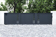 CASANOOV - Casanoov Portail coulissant 6 m GIONA H.140 aluminium gris - vignette