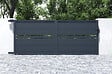 CASANOOV - Casanoov Portail coulissant 4 m CIMONE H.160 aluminium gris - vignette