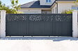 CASANOOV - Casanoov Portail coulissant 5 m DOLOMITE RUIVO H.140  cm aluminium gris - vignette