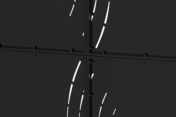 CASANOOV - Casanoov Portail battant acier L.3,5 m NALI VELETA H.160  cm noir mat - large