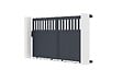 CASANOOV - Casanoov Portail coulissant 3 m SANTIS H.160  cm aluminium gris - vignette
