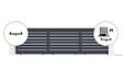 CASANOOV - Casanoov Portail coulissant 6 m vogel H.160  cm aluminium gris + motorisation ranger C300 - vignette