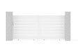 CASANOOV - Casanoov Portail coulissant 3 m VOGEL H.140  cm aluminium blanc - vignette