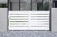 CASANOOV - Casanoov Portail coulissant 3 m VOGEL H.140  cm aluminium blanc - vignette