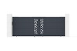 CASANOOV - Casanoov Portail coulissant 4 m SUNNY H.160  cm + 2 poteaux H.190  cm aluminium gris - vignette
