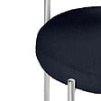 SICAAN - Sicaan Lot de 2 tabourets de bar bouclettes style contemporain NOVA bleu nuit - vignette