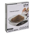 5 FIVE SIMPLY SMART - Balance digitale plateau amovible - vignette