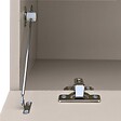 SICAAN - Sicaan Meuble TV suspendu 160cm beige à tasseaux - LEYA - vignette