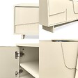 SICAAN - Sicaan Meuble TV beige 160cm - 4 portes - finition mélaminée - FLORA - vignette