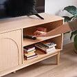 SICAAN - Sicaan Meuble TV NOLAN couleur bois de chêne style scandinave - vignette