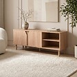 SICAAN - Sicaan Meuble TV scandinave 140cm finition chêne - SOAN - vignette
