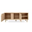 SICAAN - Sicaan Meuble TV scandinave 140cm finition chêne - SOAN - vignette